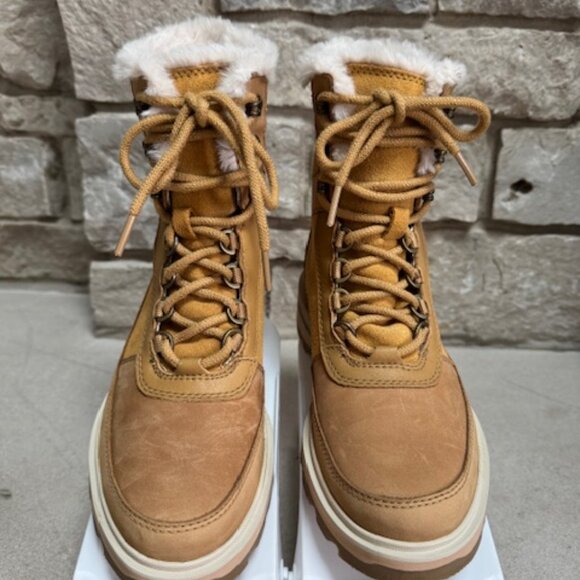 EUC Women's Sorel Lennox Lace Cozy STKD Waterproof Boot - Picture 9 of 14